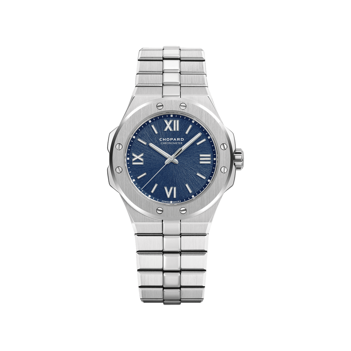 Chopard Alpine Eagle 36 mm Blue Dial Stainless Steel Bracelet 298601-3001 - WATCHXNYC