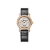 Chopard Happy Sport 30 mm Silver Dial with Diamonds 18k Rose Gold   Leather Strap 274893-5012