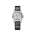 Chopard Happy Sport 30 mm Silver Dial with Diamonds Stainless Steel   Leather Strap 278573-3011