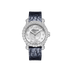 Chopard Happy Sport Joaillerie 36 mm White Mother-Of-Pearl Dial with Diamonds 18K White Gold   Leather Strap 274809-1001
