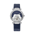 Chopard IMPERIALE Flying Tourbillon 36 mm Blue Dial with Diamonds 18K White Gold   Leather Strap 385389-1001