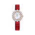 Chopard L'Heure du Diamant 30 x 27 mm Textured Mother-Of-Pearl Dial with Diamonds 18k Rose Gold   Leather Strap 13A393-5106