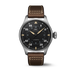 IWC Schaffhausen Big Pilot’s Watch 43 Spitfire 43 mm Black Dial Titanium  Brown   Strap IW329701