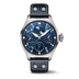 IWC Schaffhausen Big Pilot’s Watch Perpetual Calendar 46.2  mm Blue  Dial Stainless Steel  Blue   Strap IW503605
