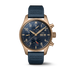 IWC Schaffhausen Pilot's Watch Chronograph 41  mm Blue  Dial Bronze  Blue Textile Strap IW388109