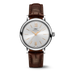IWC Schaffhausen Portofino Automatic 34 mm Silver  Dial Stainless Steel Dark Brown   Leather Strap IW357403