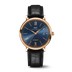 IWC Schaffhausen Portofino Automatic 40 mm Blue Dial 18 Kt 5N Gold Case Black Leather Strap IW356522