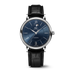 IWC Schaffhausen Portofino Automatic Moon Phase 40 mm Blue  Dial Stainless Steel Black   Leather Strap IW459402