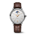 IWC Schaffhausen Portofino Automatic Moon Phase 40 mm Silver Dial Stainless Steel Dark Brown Leather Strap IW459401