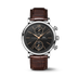 IWC Schaffhausen Portofino Chronograph 39 mm Black Dial Stainless Steel Dark Brown Leather Strap IW391404