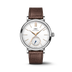 IWC Schaffhausen Portofino Pointer Date 39 mm Silver  Dial Stainless Steel Brown   Strap IW359201