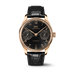 IWC Schaffhausen Portugieser Automatic 42 mm Black Dial 18k 5N Gold Black Leather Strap IW501707