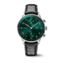 IWC Schaffhausen Portugieser Chronograph 41 mm Green Dial Stainless Steel Black   Leather Strap IW371615
