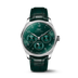 IWC Schaffhausen Portugieser Perpetual Calendar 42.4 mm Green Dial Stainless Steel Green Leather Strap IW344207