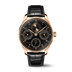 IWC Schaffhausen Portugieser Perpetual Calendar 44.4 mm Black Dial 18 Kt Armor Gold® Black   Leather Strap IW503702