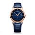 Jaeger-LeCoultre Master Ultra Thin Power Reserve 39 mm Blue Dial Rose Gold Leather Strap Q137258J