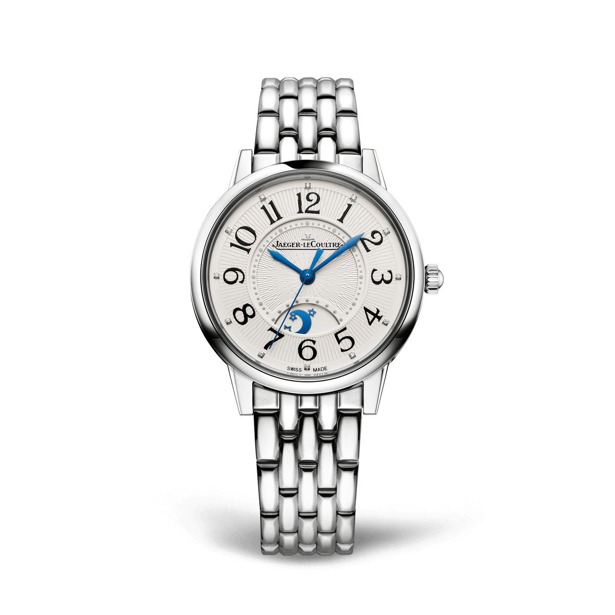 Jaeger-LeCoultre Rendez-Vous Classic Night & Day 34 mm Silvered Grey Dial Stainless Steel Bracelet Q3448110 - WATCHXNYC