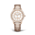 Jaeger-LeCoultre Rendez-Vous Dazzling Night & Day 36 mm White Mother-Of-Pearl Dial with Diamonds Pink Gold Leather Strap Q3432570