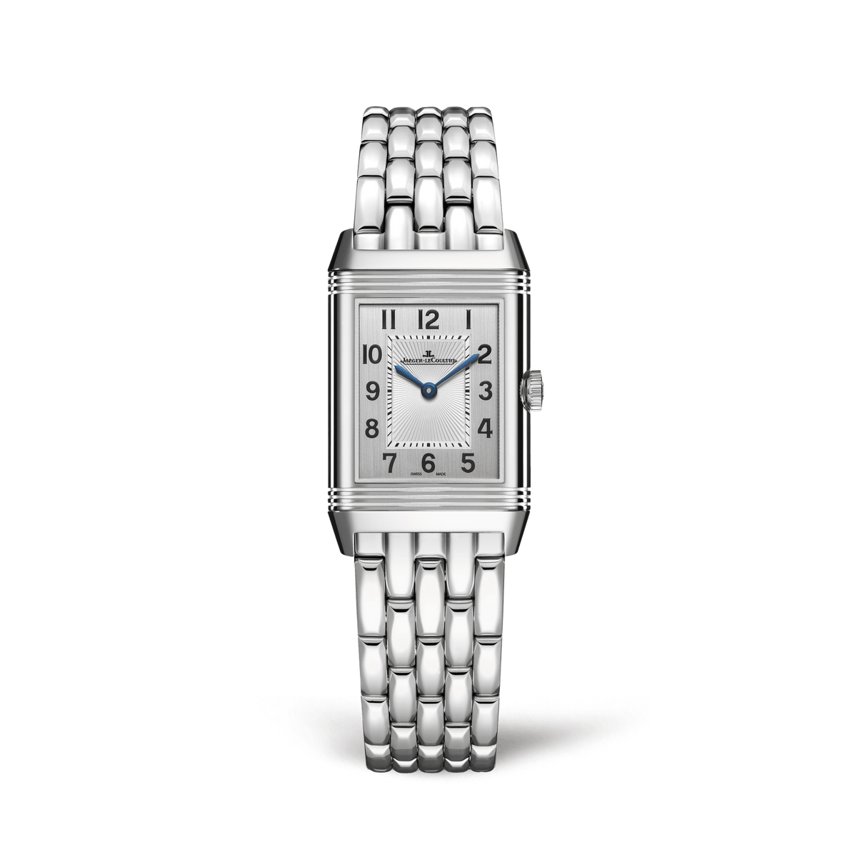 Jaeger-LeCoultre Reverso Classic Duetto 34.2 x 21 mm Silvered Grey Dial Stainless Steel Bracelet Q2668130 - WATCHXNYC