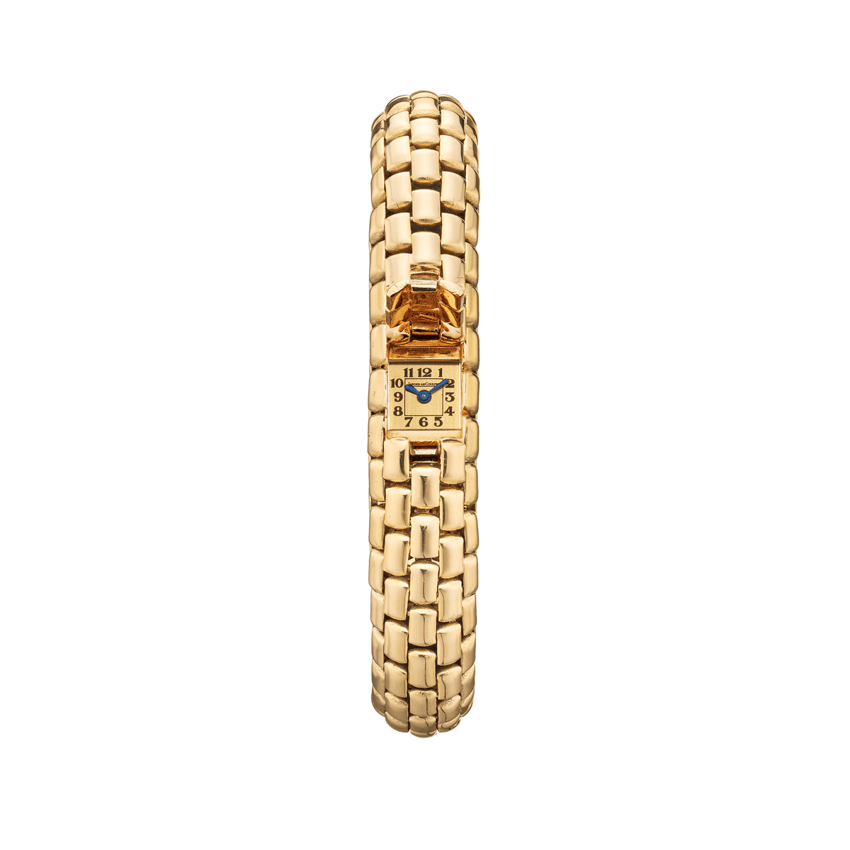 Jaeger-LeCoultre THE COLLECTIBLES Duoplan Secret 185 x 12 mm Satin Dial 18k Yellow Gold Bracelet QVE9D100 - WATCHXNYC