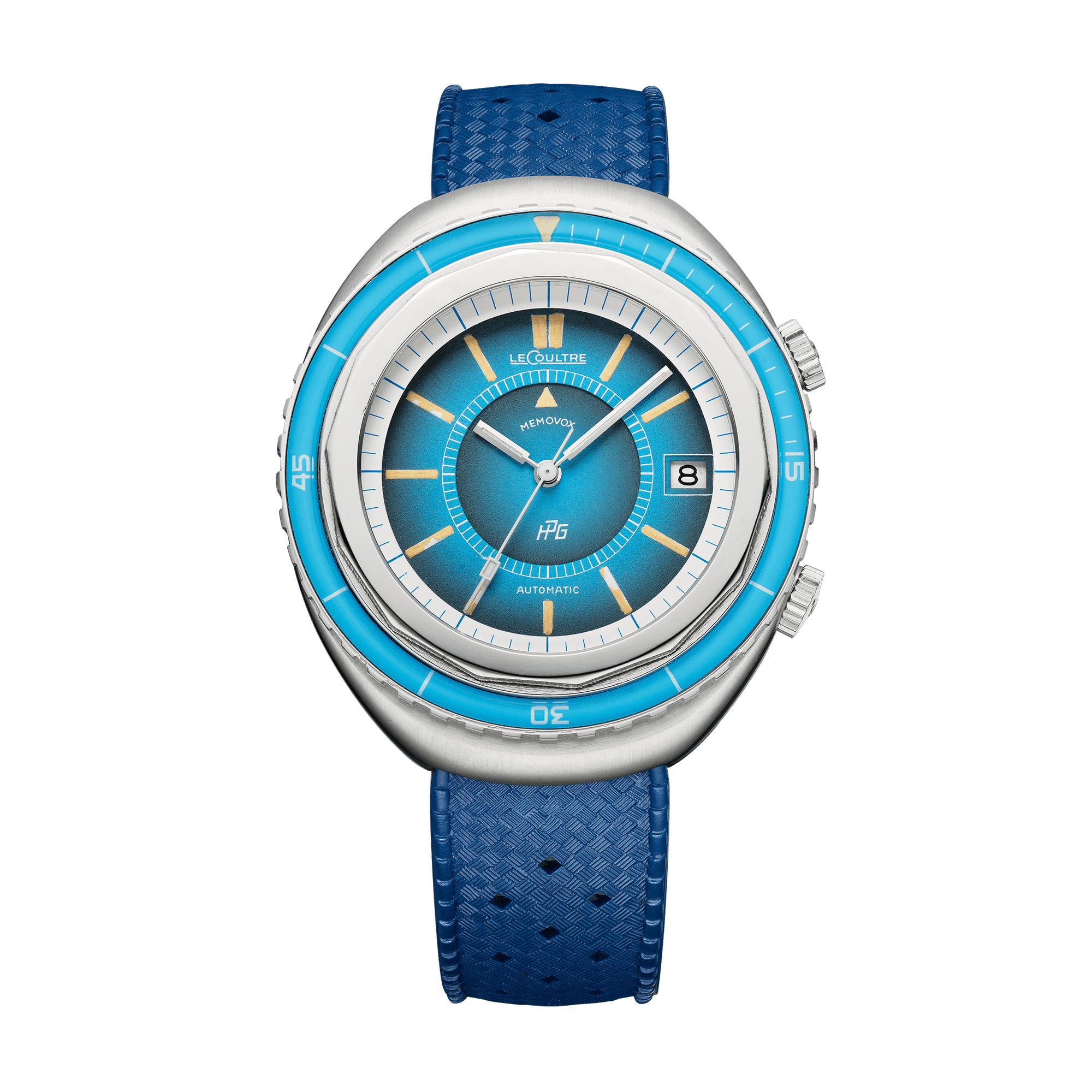 Jaeger-LeCoultre THE COLLECTIBLES Polaris II 50 x 43 mm Blue Dial Stainless Steel Rubber Strap QVE87001 - WATCHXNYC