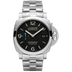 Panerai Luminor Marina 44 mm Black Dial Brushed Steel Polished And Brushed Steel Bracelet PAM01562