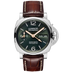 Panerai Luminor Perpetual Calendar GMT Platinumtech™ 44 mm Green Dial Platinumtech   Dark Brown Leather Strap PAM00715