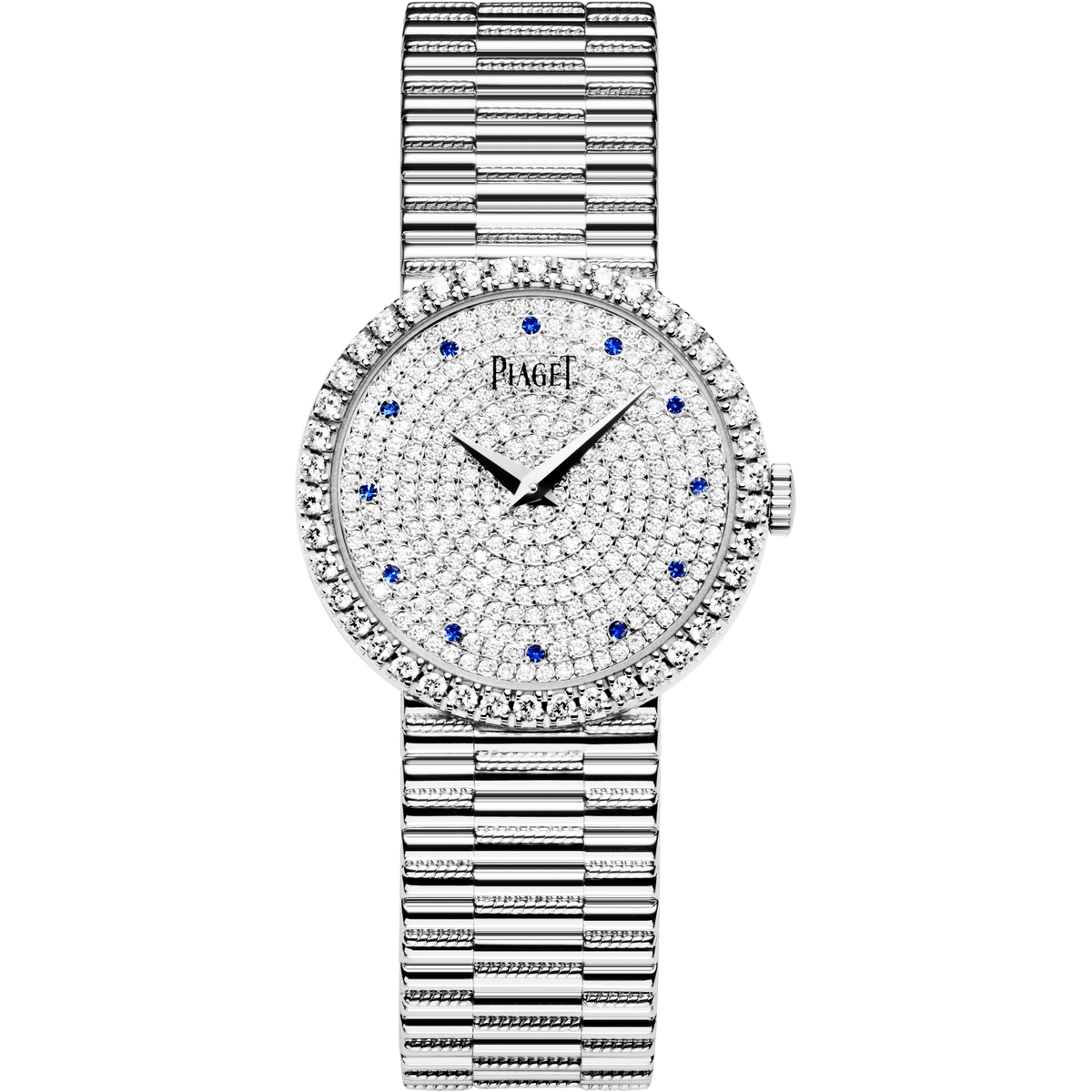 Piaget Altiplano Traditional watch 26 mm Diamond Paved Dial 18K White Gold Bracelet G0A37043 - WATCHXNYC