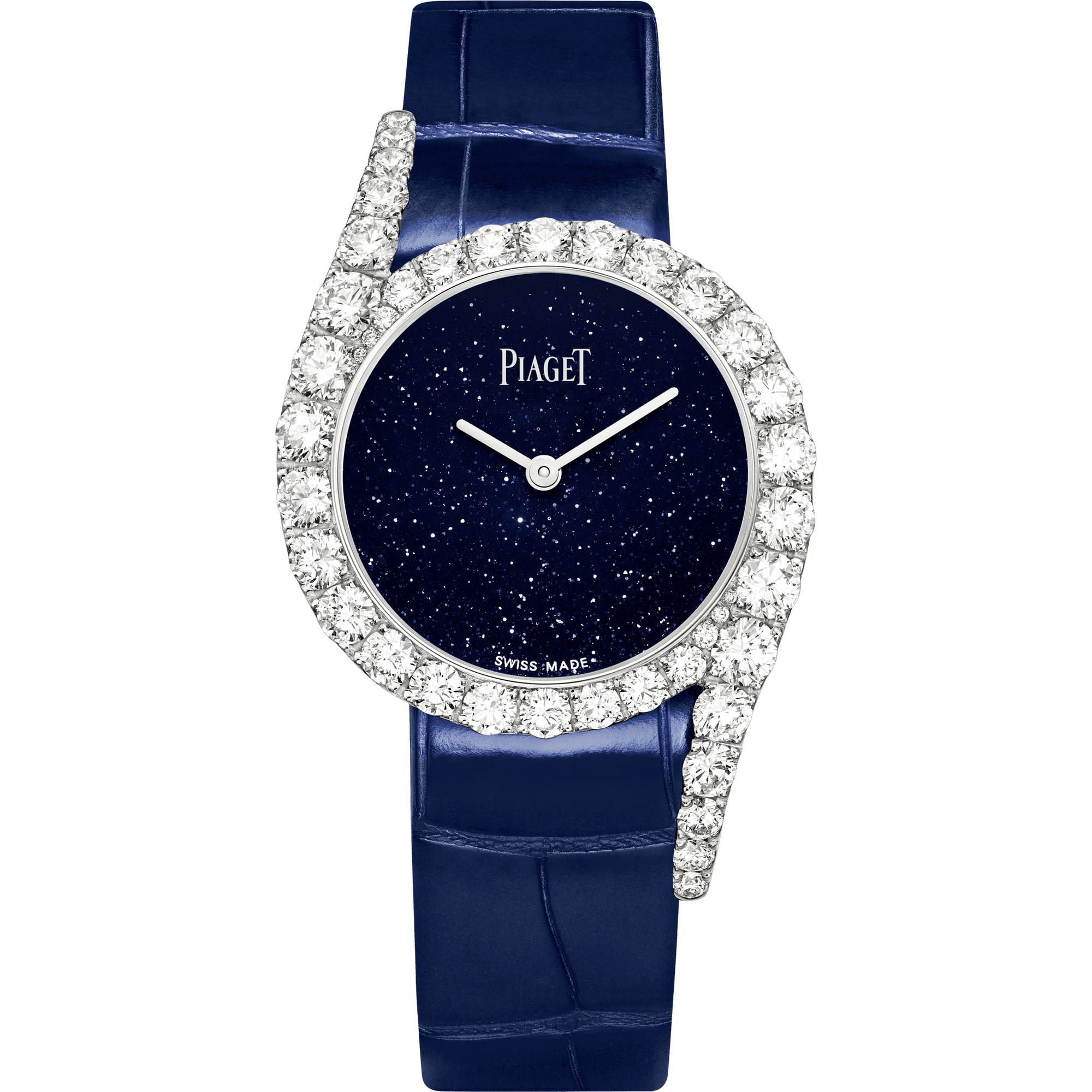 Piaget Limelight Gala Precious watch 32 mm Blue Dial with Diamonds 18K White Gold   Strap G0A45180 - WATCHXNYC