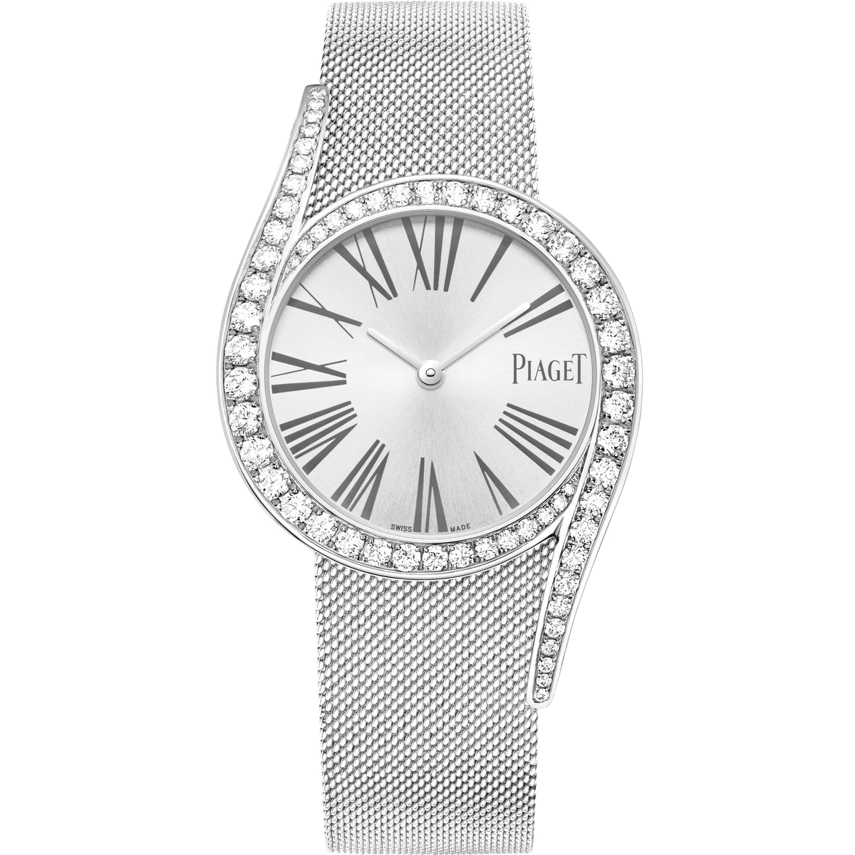 Piaget Limelight Gala watch 32 mm Silver Dial with Diamonds 18K White Gold Bracelet G0A41212 - WATCHXNYC