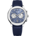 Piaget Polo Chronograph watch 42 mm Blue Dial Stainless Steel Rubber Strap G0A48024