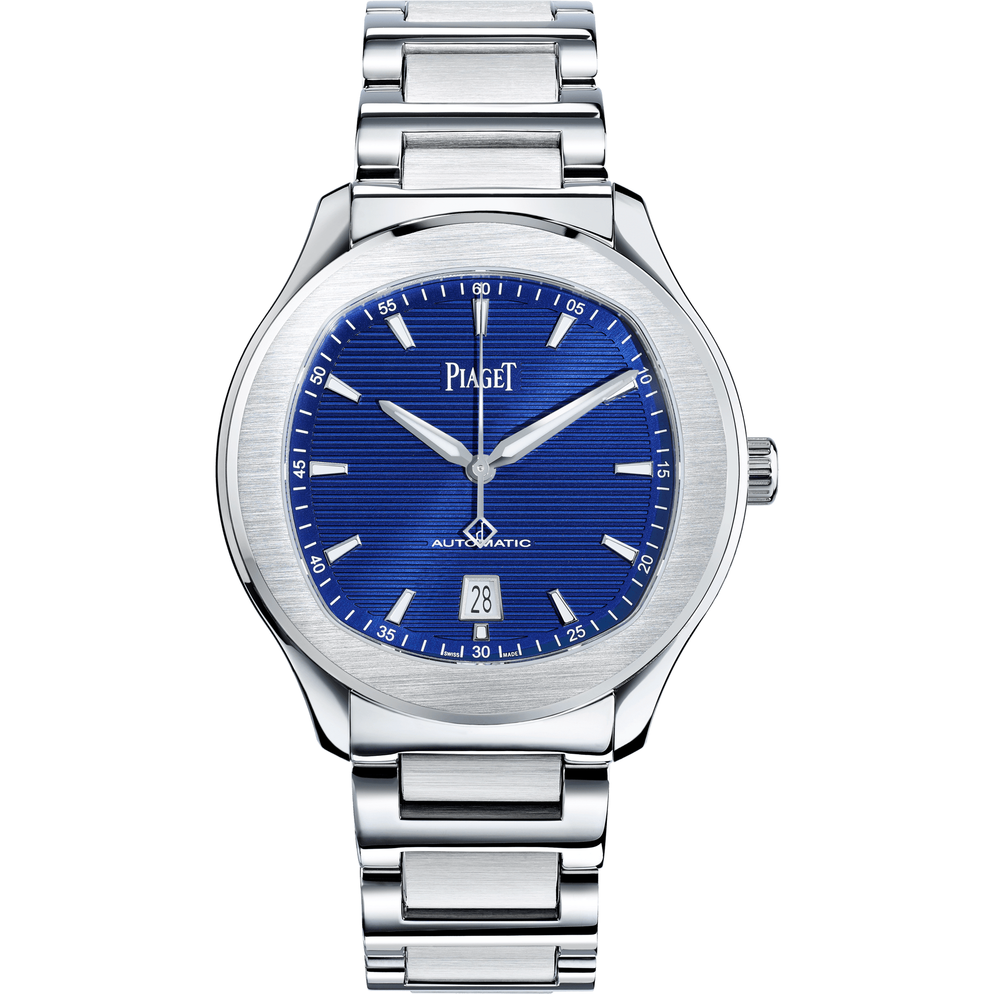 Piaget Piaget Polo Date watch 42 mm Blue Dial Stainless Steel Bracelet G0A41002 - WATCHXNYC