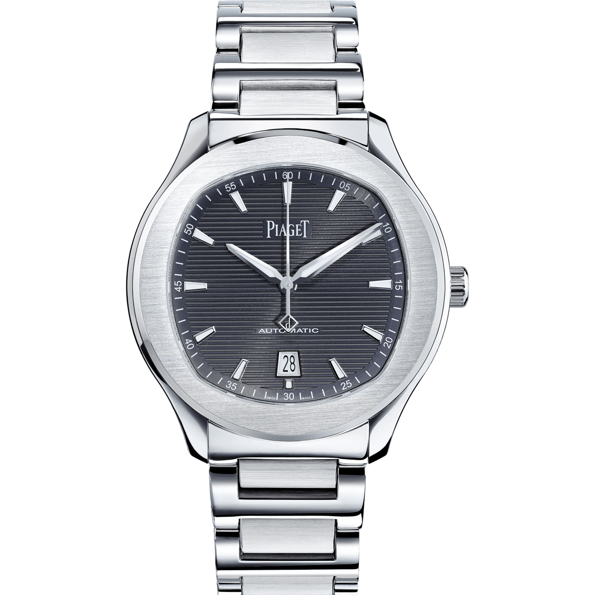 Piaget Piaget Polo Date watch 42 mm Dark Grey Dial Stainless Steel Bracelet G0A41003 - WATCHXNYC