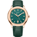 Piaget Polo Date watch 42 mm Green Dial 18k Rose Gold   Strap G0A47010