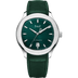 Piaget Polo Field watch 42 mm Green Dial Stainless Steel Rubber Strap G0A48022