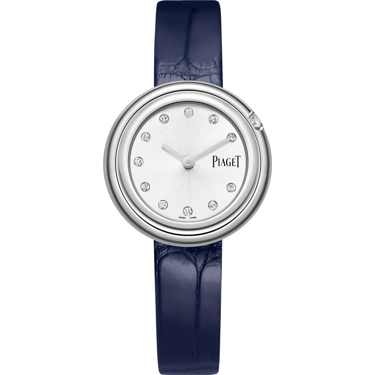 Piaget Possession watch 29 mm Silver Dial with Diamonds Stainless Steel   Strap G0A43080 - WATCHXNYC
