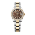 Rolex Datejust 31 mm Black Mother-Of-Pearl Set With Diamonds Dial Oystersteel and 18k Yellow Gold Oyster Bracelet 278383rbr-0023