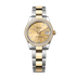 Rolex Datejust 31 mm Champagne-Colour Dial with Diamonds  Oystersteel and 18k Yellow Gold Oyster Bracelet 278383rbr-0013
