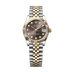 Rolex Datejust 31mm Dark Grey Set With Diamonds Dial Oystersteel and 18k Yellow Gold Jubilee Bracelet 278273-0022