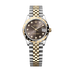 Rolex Datejust 31 mm Dark Grey Set With Diamonds Dial Oystersteel and 18k Yellow Gold Jubilee Bracelet 278343rbr-0022