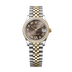 Rolex Datejust 31 mm Dark Grey Set With Diamonds Dial Oystersteel and 18k Yellow Gold Jubilee Bracelet 278383rbr-0018