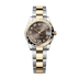 Rolex Datejust 31 mm Dark Grey Set With Diamonds Dial Oystersteel and 18k Yellow Gold Oyster Bracelet 278343rbr-0017