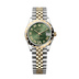 Rolex Datejust 31 mm Olive Green Set With Diamonds Dial Oystersteel and 18k Yellow Gold Jubilee Bracelet 278343rbr-0016