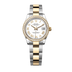Rolex Datejust 31 mm White Dial with Diamonds Oystersteel and 18k Yellow Gold Oyster Bracelet 278383rbr-0001