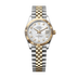 Rolex Datejust 31mm White Mother-Of-Pearl Set With Diamonds Dial Oystersteel and 18k Yellow Gold Jubilee Bracelet 278273-0028