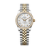 Rolex Datejust 31 mm White Mother-Of-Pearl Set With Diamonds Dial Oystersteel and 18k Yellow Gold Jubilee Bracelet 278383rbr-0028