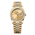 Rolex Day-Date 36 mm Champagne-Colour Dial 18k Yellow Gold President Bracelet 128348rbr-0026