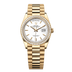 Rolex Day-Date 36 mm White Dial 18k Yellow Gold President Bracelet 128348rbr-0047