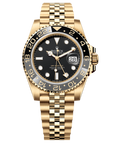 Rolex GMT-Master II 40 mm Black Dial 18k Yellow Gold Jubilee Bracelet 126718grnr-0001 - WATCHXNYC