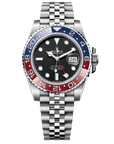 Rolex GMT-Master II Pepsi 40 mm Black Dial Oystersteel Jubilee Bracelet 126710blro-0001 - WATCHXNYC